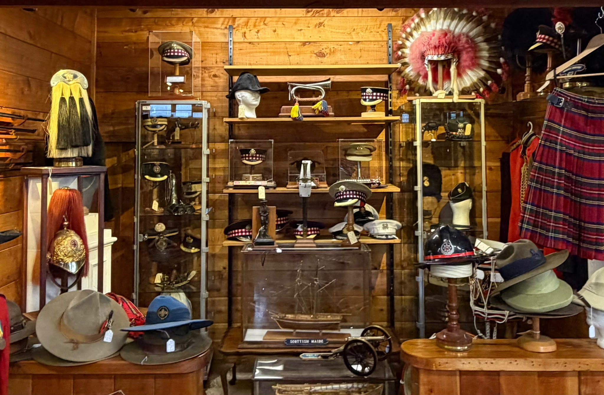 Proctor Auctions — Auction 230, Deceased Estate Lifetime Military Collection, militaria display
